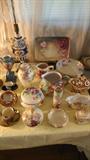 Victorian Period Glass & Porcelain