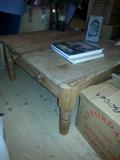 Antique English pine coffee table