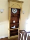 Narrow painted Neo- classic bookcase