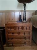 Mexican Pine and table chest