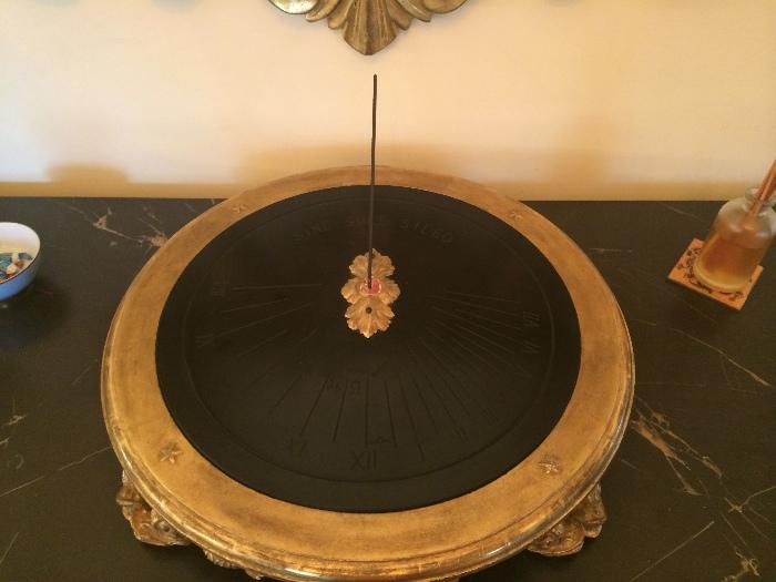 Italian neoclassical interior sundial