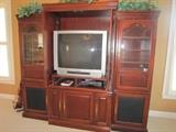 3 piece media cabinet