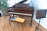 Lauter Baby Grand Piano- Made in Newark, NJ- A Famed Quality Instrument!