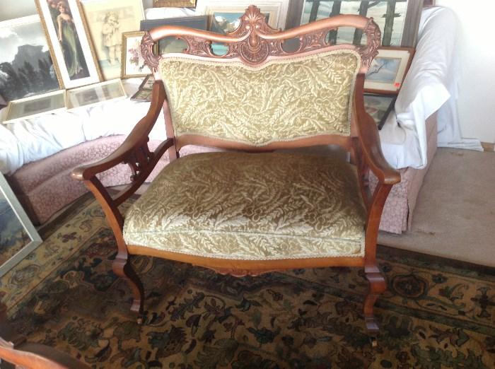 Parlour Set Settee- 1 of 4 pieces