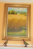ORIGINAL OIL PAINTING "FRENCH FIELDS"