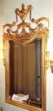 BEAUTIFUL GOLD LEAF "URN, SWAG AND ORMULU" MIRROR