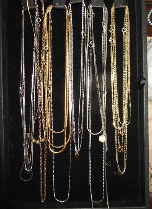 Simple chains (not real gold or sterling)