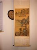 Chinese Hanging Hand-Painted Scroll and other Paintings and Pictures