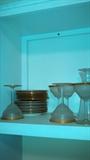 Gold Rim Plates & Stemware