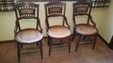 3 Victorian Chairs