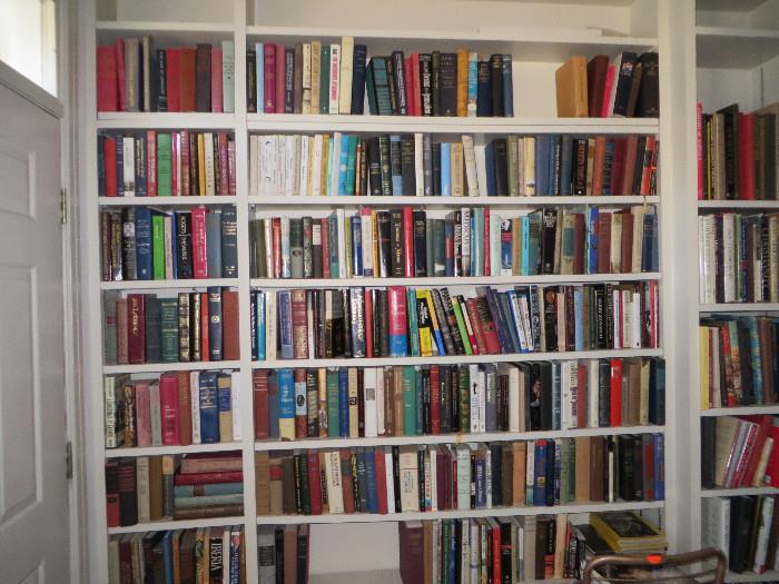 ONE SECTION OF 100'S OF BOOKS