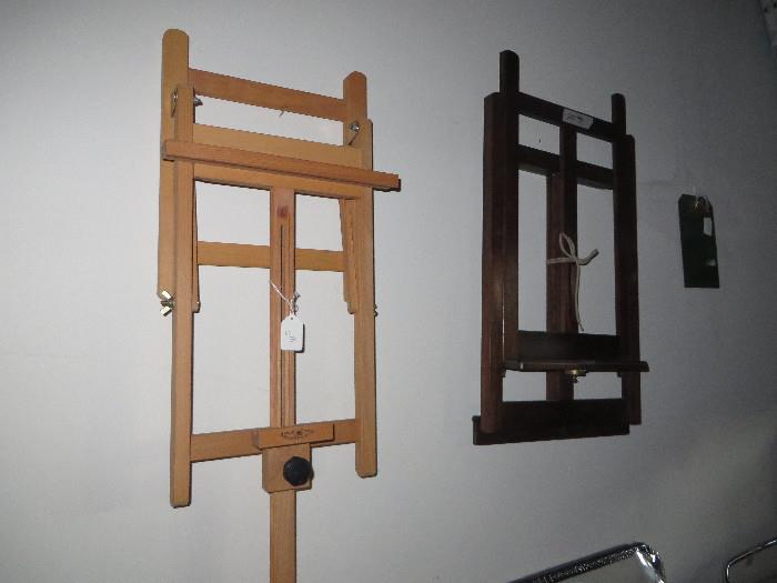 SOME OF THE EASELS