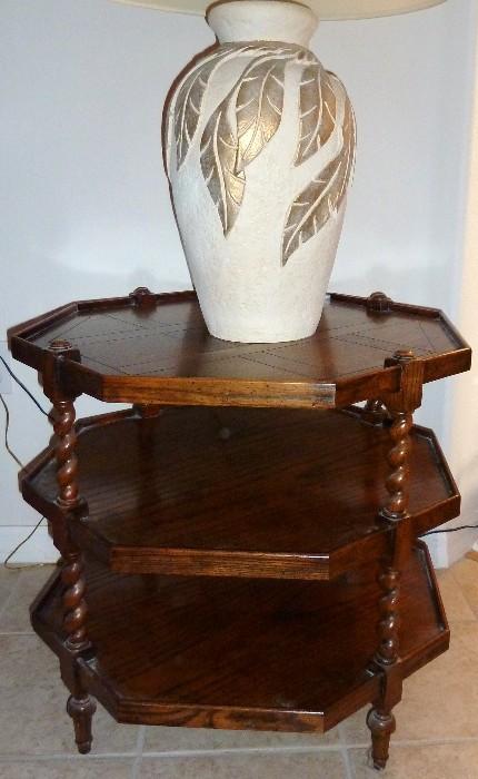 Three Tier Accent Table By Baker Furniture