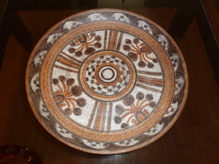 Vintage Italian Art Pottery Charger
