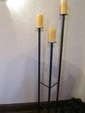 One of two tall iron candelabras..Gorgeous!  Great for a foyer!