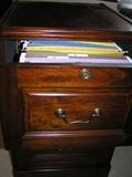 Wood Two File Drawer 