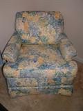 Sitting Chair Flower Pattern 
