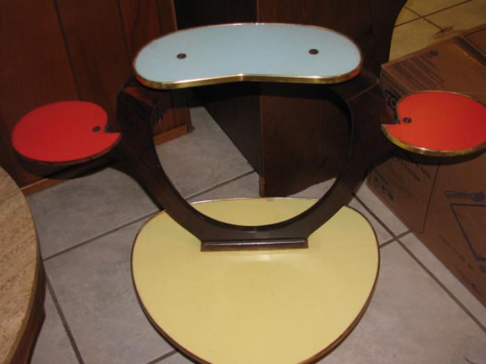 Germany Multi Color Mid Century Modern Table/Plant stand
