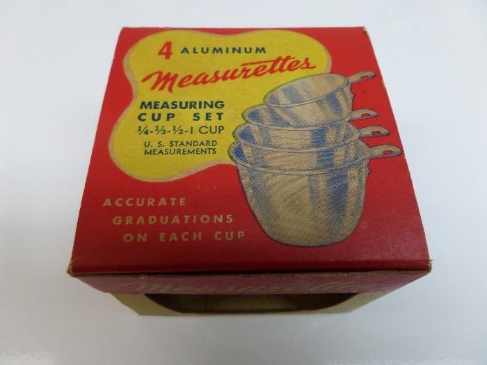 Vintage Measuring Cups in Original Packaging