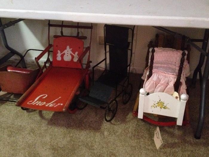 antique doll carriages