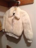 Rabbit fur coat 
