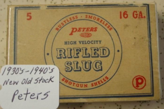 1930's - 1940's New Old Stock Peters Shells