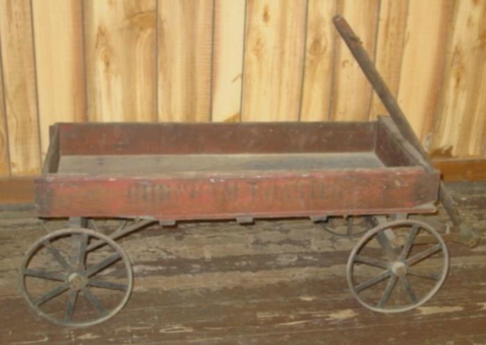Early Wooden Coaster Wagon