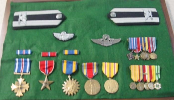 Display Of 1 Man's Medals