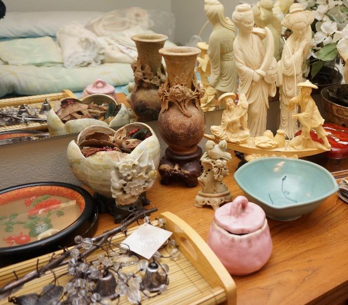 Asian figurines and more