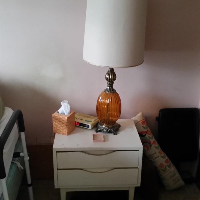 American of Martinsville night stand; also there is a tall dresser and a long dresser;