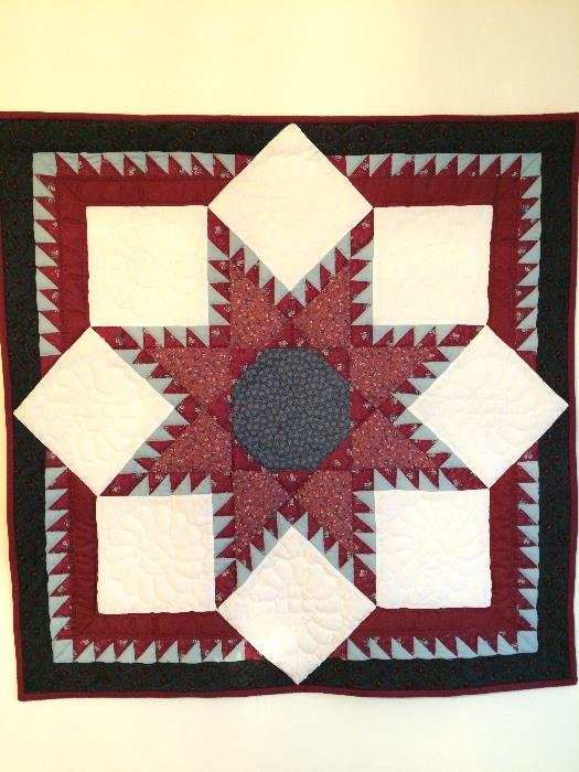 Amish Wall Hanging - Quilted
