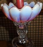 Close Up, Cranberry Glass Pitcher, Opalescent Glass, Vaseline Glass, Jadite, Depression Glass, Spice Rack, Canisters, Jadeite, Vase