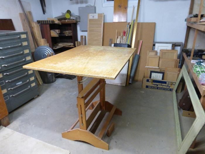 Drafting Table, Misc Woodworking Supplies
