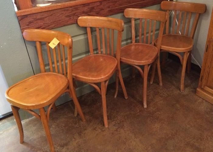 Vintage set of chairs. 