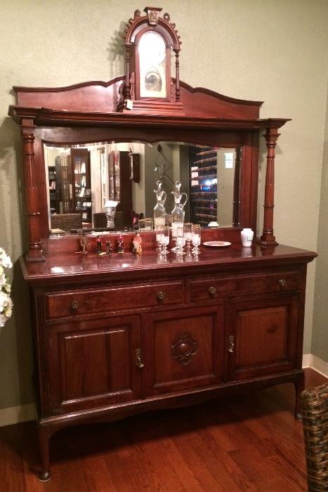 Antique mahogany sideboard -- reduced!