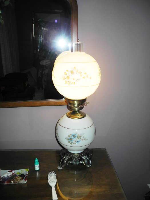 Beautiful hurricane lamp