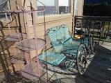 Patio mesh furniture & Cast Aluminum