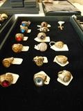 Gold class rings