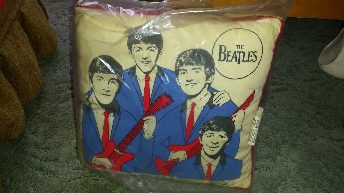 Vintage Beatles pillow