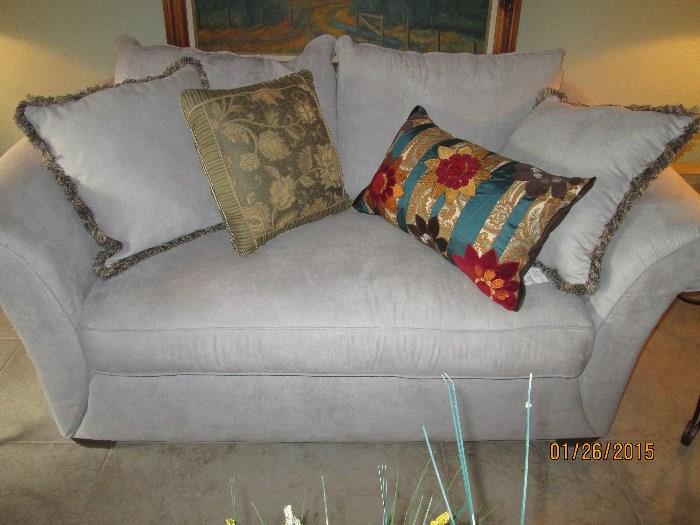Loveseat with matching chair