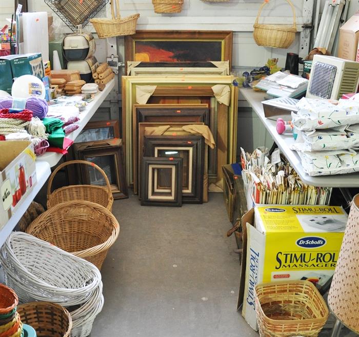 More new baskets, picture frames and other products.