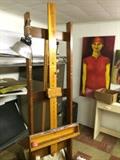 Vintage wood easel 