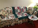 Chintz sofa
