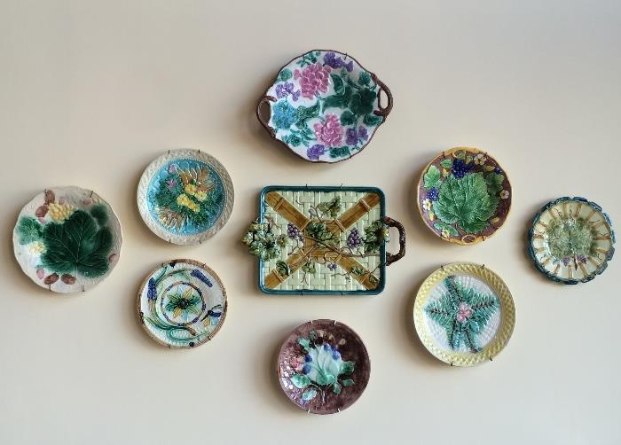 Some of these Majolica plates
