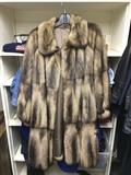 Very fine Fitch fur coat