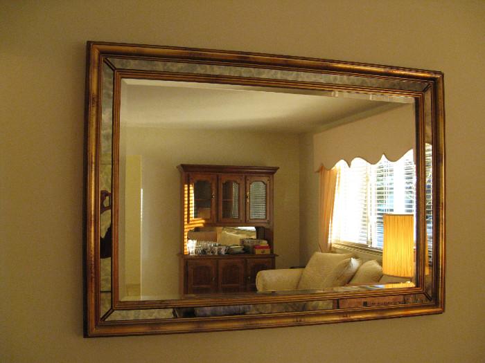 43”W x 31”H wall mirror