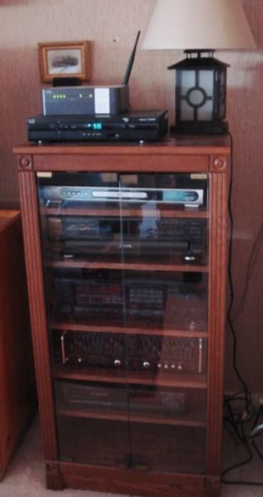 STEREO RACK SYSTEM WITH CASE