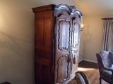 17th Century French Provincial Fruitwood Armoire