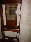 Antique hall tree