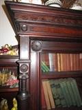 DETAIL THREE PART VICTORIAN CABINET
